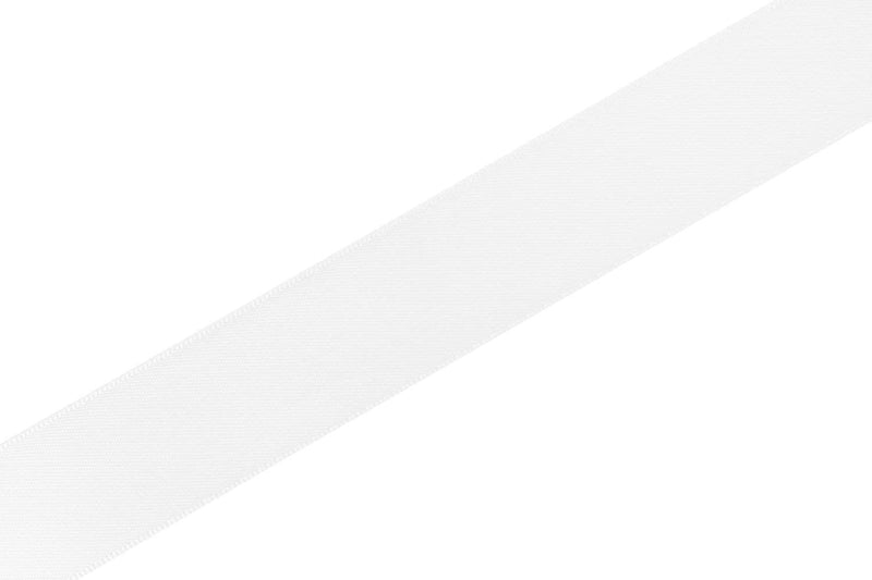 QIANF 1 1/2 Inch Wide Double Face Satin Ribbon No Fading Woven Ribbon - 25 Yard (112-White) 1 1/2"-25Yard 112-white - NewNest Australia
