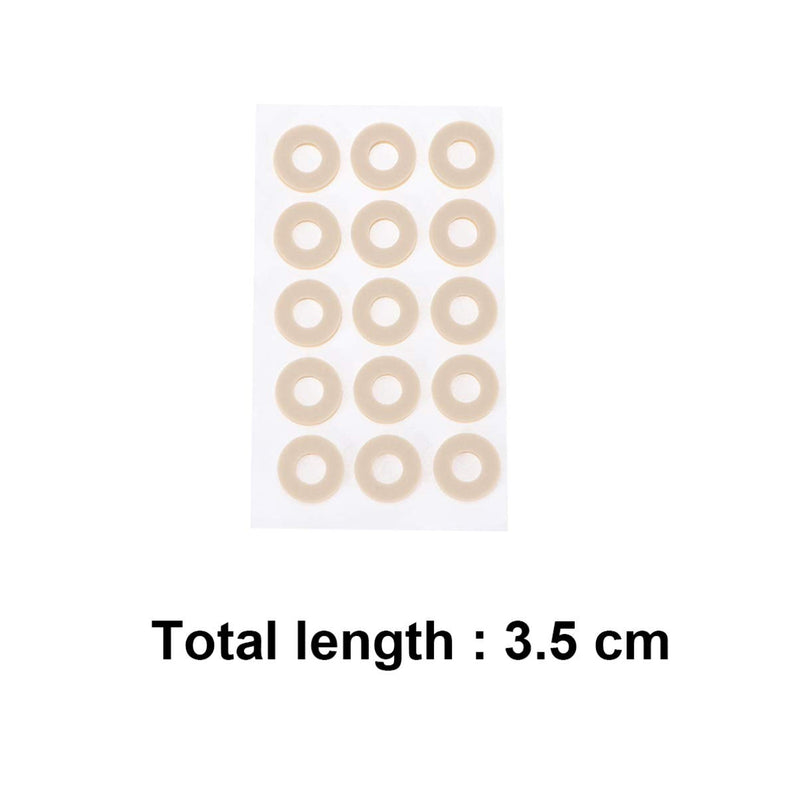 DOITOOL 45Pcs Corn Cushions Corn Pads for Feet Self Adhesive Round Shaped Soft Foam Corn Protectos Pads for Feet Waterproof Toe and Foot Protectors for Pain Relief 1.6x1.6x0.3cm - NewNest Australia
