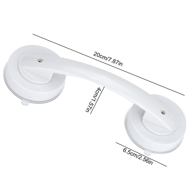 Bathroom Grab Bar with Anti-Slip Grip, Shower Room Removable Handle with Super Strong Suction Cup, Wall Mount Balance Bar Safety Hand Rail Support - Handicap, Elderly, Injury - NewNest Australia