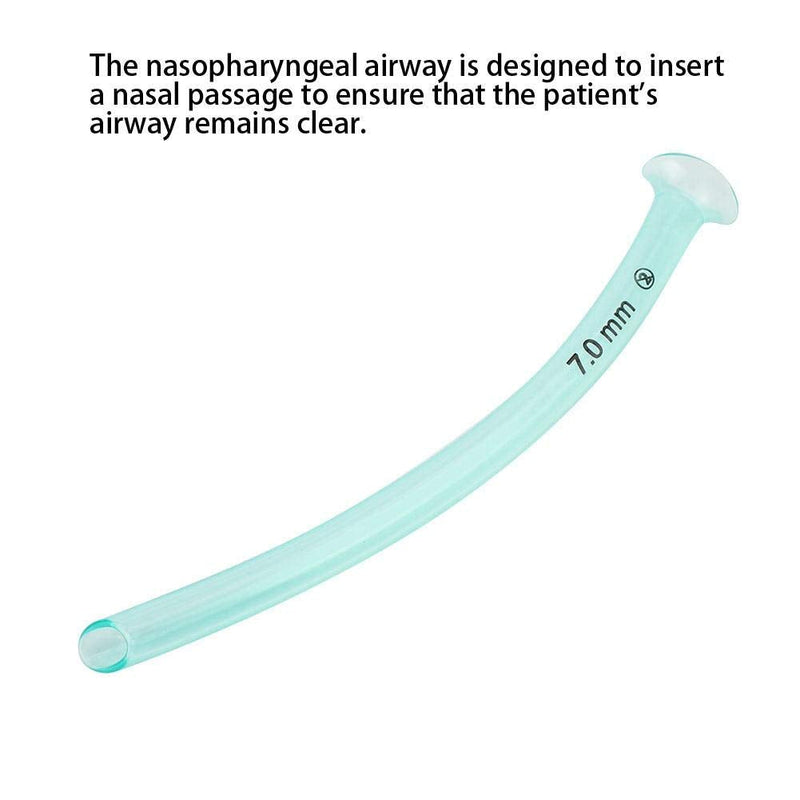 Nasopharyngeal Airway, 7.0Mm Disposable Nasopharyngeal Tool Nose Respiratory Tube Nasal Pharyngeal Duct Accessories First Aid Respiratory Kit For Health Care - NewNest Australia