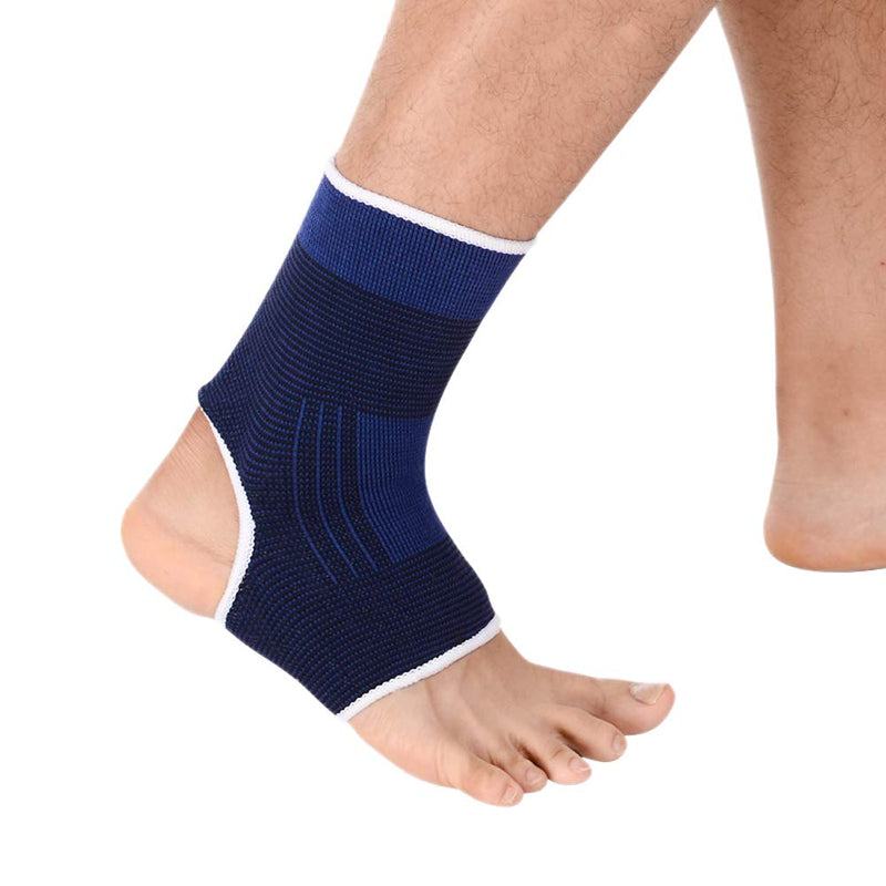 10 PCS Kids Wrist Ankle Brace Knee Elbow Pad Hand Half Palm Protection Gloves Compression Knitted Arthritis Tendonitis Pain Relief Sock Protective Gear Set for Cycling Exercise Gym Football Blue - NewNest Australia