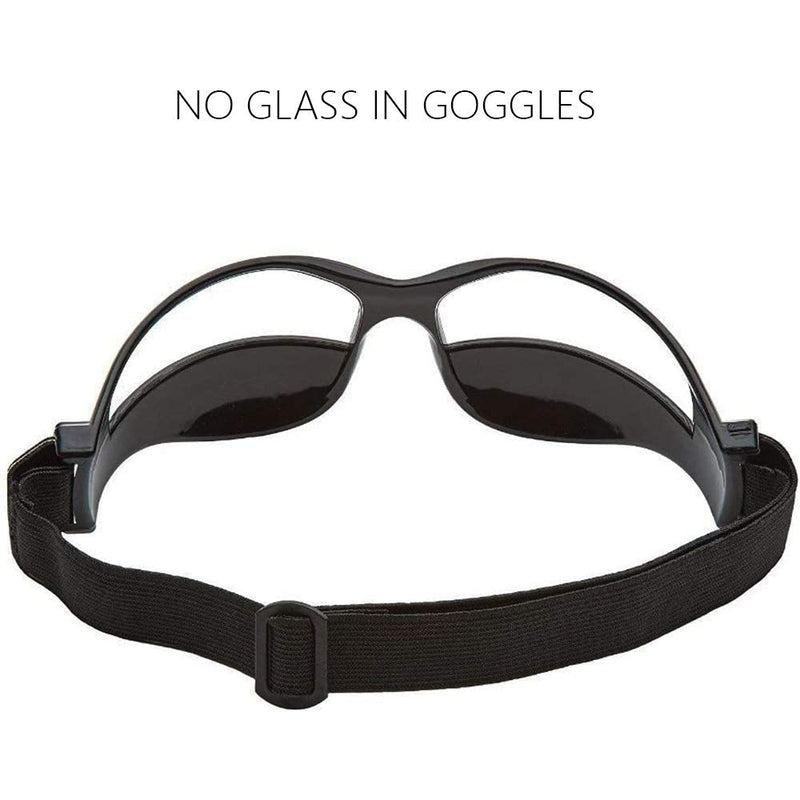 TEKCAM 6 Pack Basketball Dribble Goggles Basketball Training Aid Dribbling Glasses Specs Team Professional Sports Equipment for Youth Adult Teenagers Men Women (No Glass in Goggles) - NewNest Australia