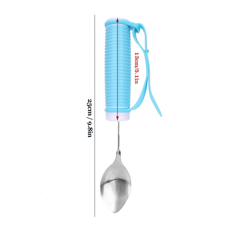 Eating Aids Fork, Elderly Auxiliary Adaptive Eating Tableware Spoon Fork Disabled Eating Aids Flexible Disabled Assistive Equipment Anti‑Slip Eating Spoon Tool Hand Grip Rotating Eating Fork - NewNest Australia