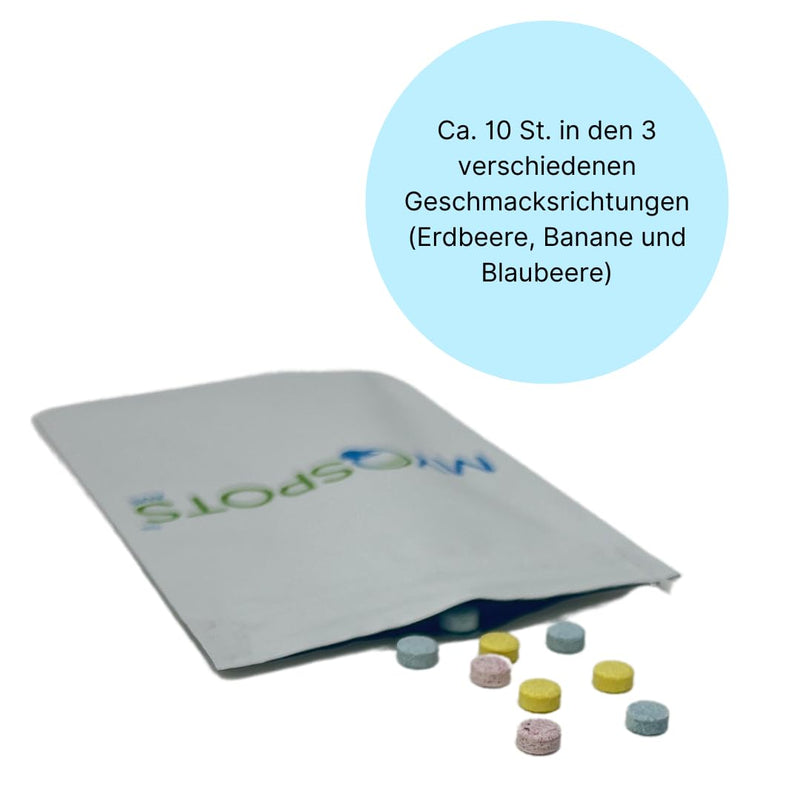 Myospots - Effective training for the tongue rest position in different flavors - 100 tablets - Versatile support for breathing and health (trial pack approx. 10 pieces) Trial pack approx. 10 pieces - NewNest Australia