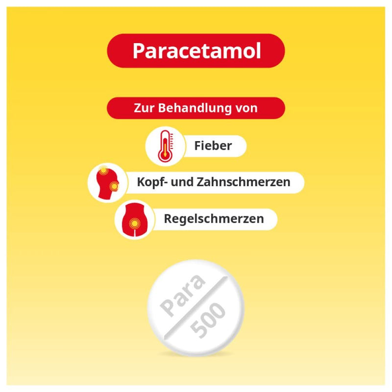 Paracetamol 500 mg tablets for fever and pain 20 pieces - NewNest Australia