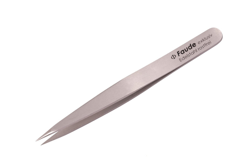FAUDE pointed tweezers fine, pointed and precise for splinters, splinters, thorns and ingrown hairs. Stainless steel 10cm (stainless steel) - NewNest Australia