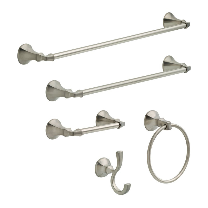 Delta 76446-SS Ashlyn Towel Ring, Stainless Steel Brilliance Stainless, 2.25 x 7.57 x 6.38 inches Brilliance Stainless Steel - NewNest Australia