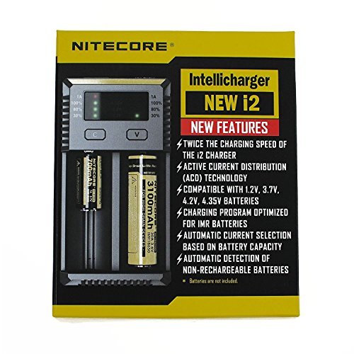 Nitecore i2 Intellicharge Charger for 18650 AAA AA Li-Ion/NiMH Battery - NewNest Australia