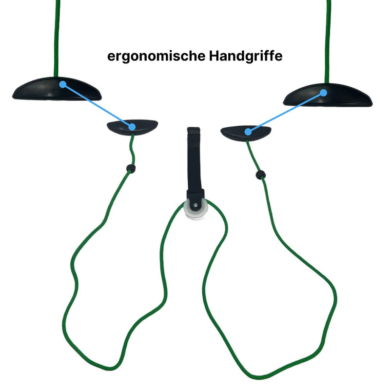 Atc Handels Gmbh Shoulder Trainer Pulley, Shoulder Rope Pulley Set, Shoulder Trainer Pulley Rope Gymnastics Including Handles And Attachment Rehabilitation, Physiotherapy, Shoulder Movement Door - NewNest Australia