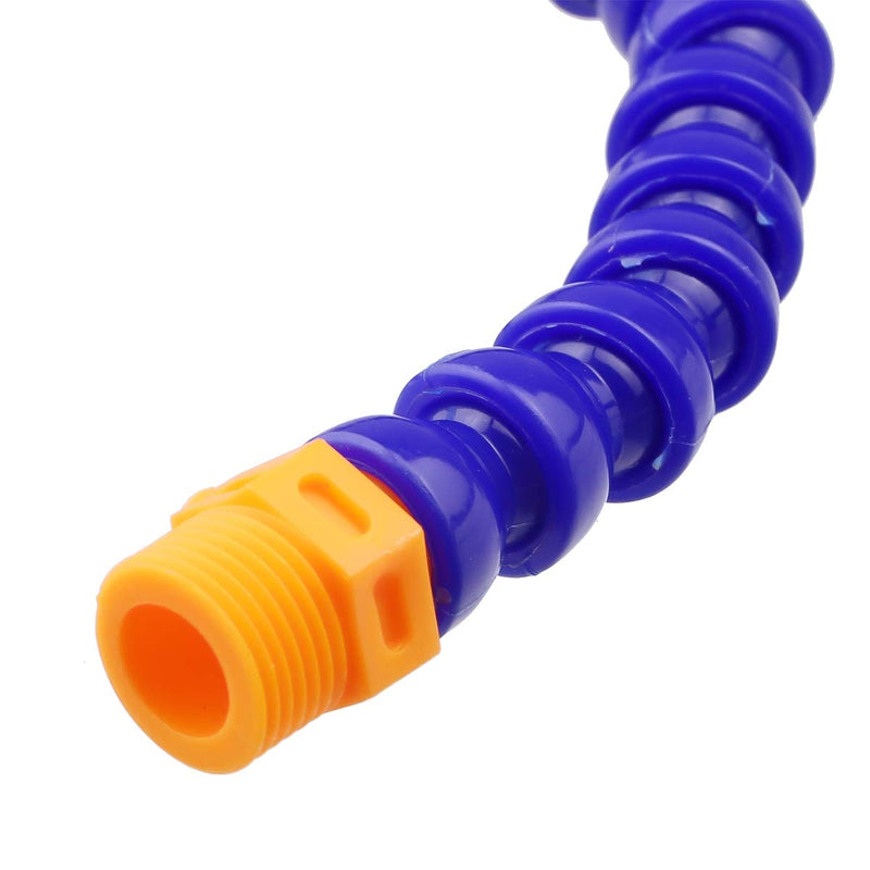 TOPPROS Pack of 10 Round Nozzle 1/4PT Flexible Oil Coolant Pipe Hose Blue Orange - NewNest Australia