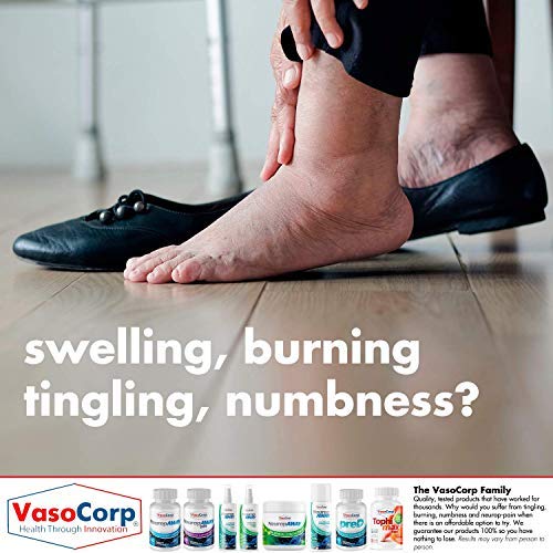 VasoCorp NeuropAWAY Neurop Pain Relief | 2 oz Maximum Strength Gel Nerve Pain Relief and neurop Pain Relief for feet, neurop Support for Burning Numbness Pain in Legs and feet Topical Gel. 2 Ounce (Pack of 1) - NewNest Australia