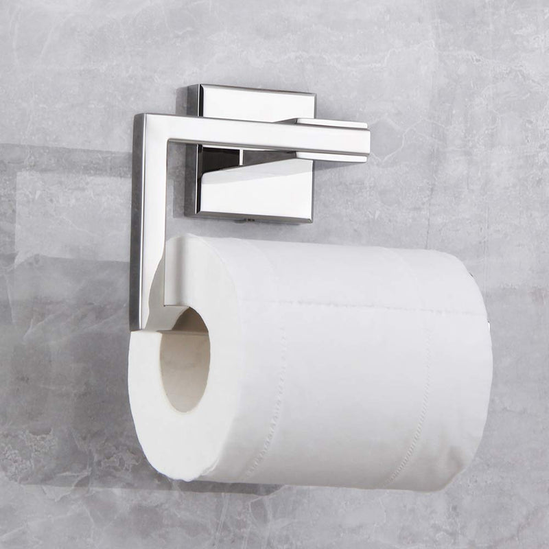 Bathroom Toilet Paper Holder SUS304 Stainless Steel Kitchen Washroom Tissue Roll Dispenser Wall Mounted Rustfree 5-inch TP Holder Polished Finish - NewNest Australia