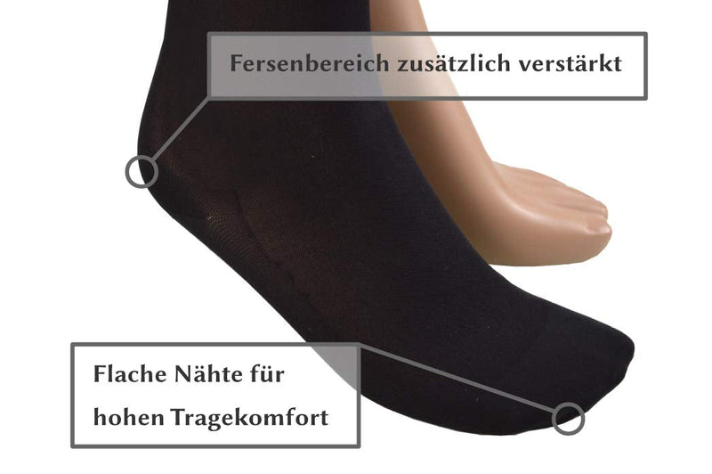 23-32 mmHg ASSISTICA® Medical Compression Stockings with Lace, Class 2 Knee Stockings for Men and Women, Support Stockings with Toe, AD Replacement Stockings (158-170 cm/Small, Beige) 158-170 cm/Small - NewNest Australia