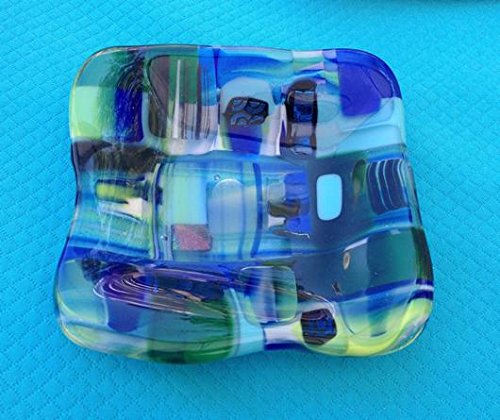 6" Clear Glass Squares - 90 COE Fusible Glass - 4 Pack - NewNest Australia