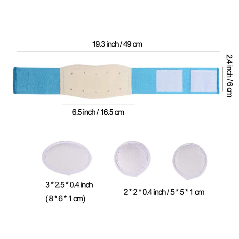 Umbilical Hernia Belt for Babies, Medical Child Belly Band Infant Abdominal Binder, Newborn Baby Hernia Support Truss Kids Navel Belly Button Band - Supplies Adjustable Wrap Blue - NewNest Australia