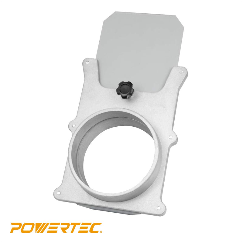 POWERTEC 70135V 4" Aluminum Blast Gate for Vacuum/Dust Collector - NewNest Australia