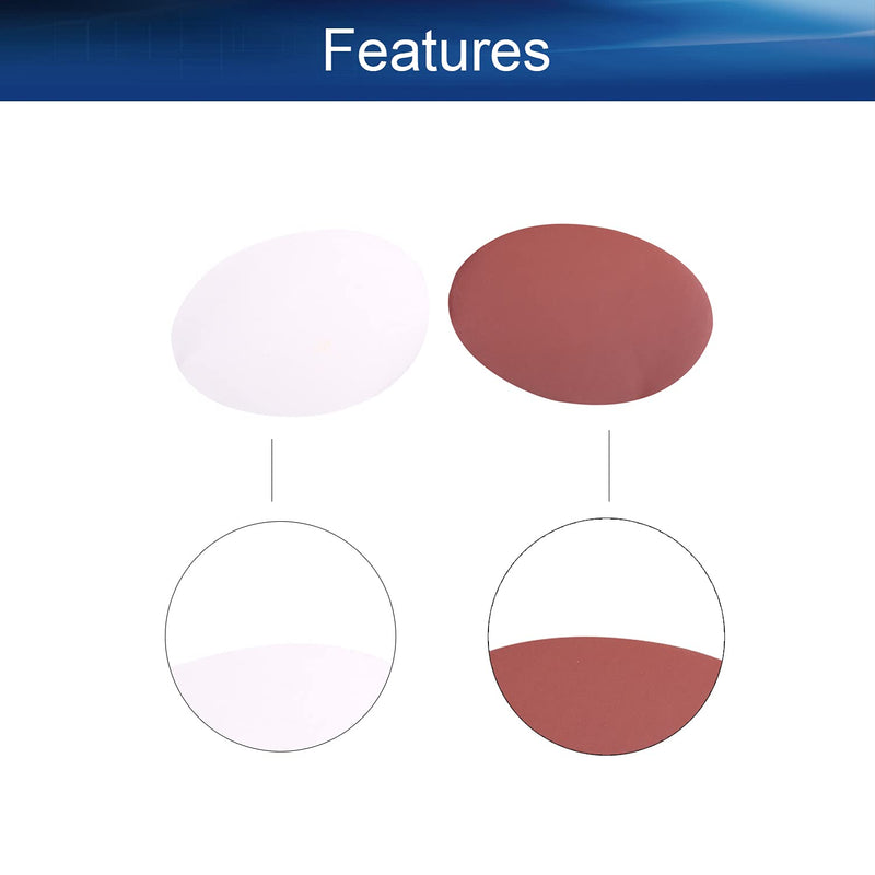 Auniwaig 12-Inch PSA Sanding Disc 240 Grit Aluminum Oxide Self Stick Adhesive Round Shape Sanding Paper NO-Hole for Self Stick Aluminum Oxide Round Sandpaper with Sticky Back 8PCS - NewNest Australia