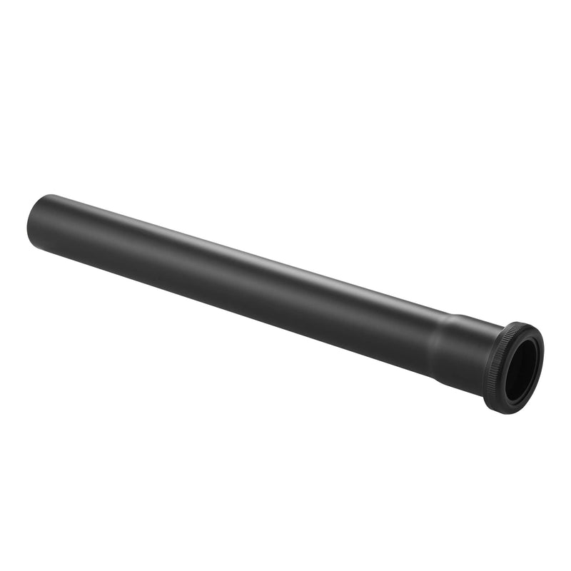 Brass Slip Joint Extension Tube 1-1/4” OD x 12” with Nut and Rubber Washer, P Trap Extension Tube, Sink Drain Tailpiece Tube Extension, Matte Black - NewNest Australia