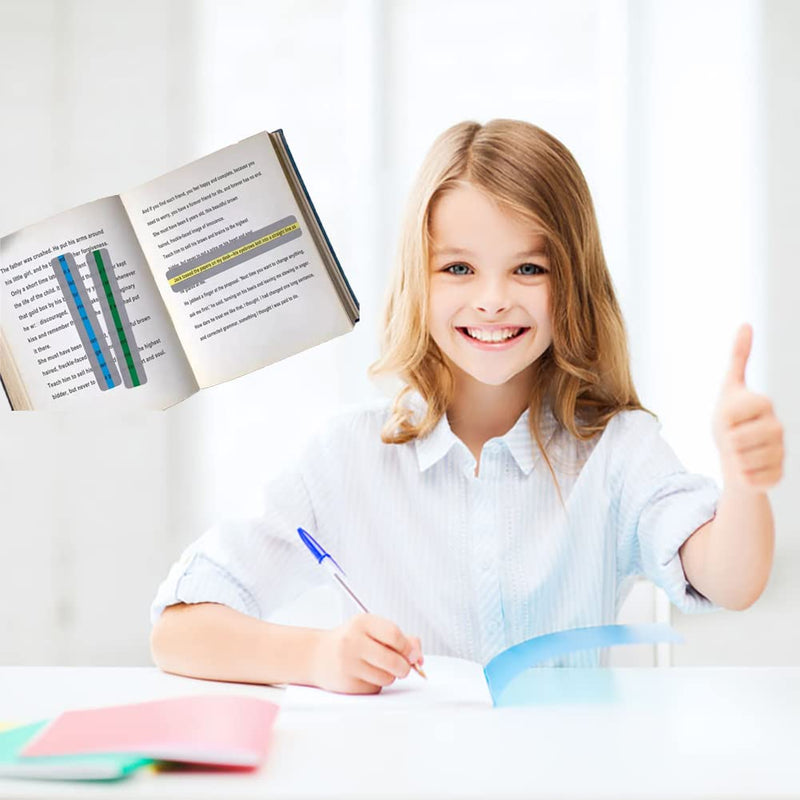 Dyslexia Reading Ruler for Dyslexia Reading Ruler for High Gloss Color Dynamic Reading Marker Reading Guide Colorful - NewNest Australia