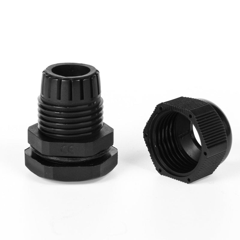 Cable Gland -LOKMAN 34 Pack Plastic Waterproof Adjustable 3-16mm Cable Connectors Cable Gland Joints With Gaskets, PG7, PG9, PG11, PG13.5, PG16,PG19 With Durable PP Storage Case (Cable gland kit) Cable gland kit 1 - NewNest Australia