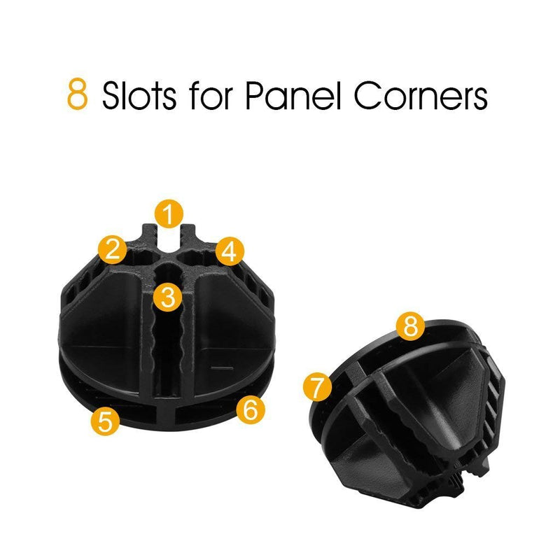 URBEST Wire Cube Connectors, Wire Cube Plastic Connectors for Modular Organizer Closet and Wire Grid Cube Storage Shelving Unit 10 - NewNest Australia