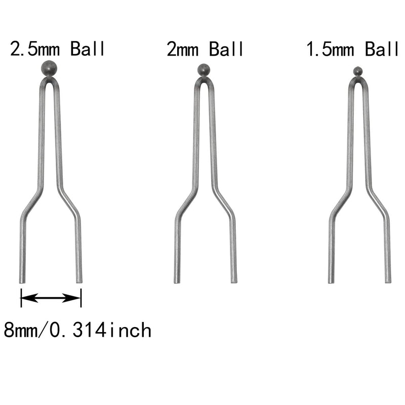 Pyrography Wire Tip ITROLLE 6PCS 3Sizes Wood Burning Ball Tips Wood Burning Tool for 30-50W Adjustable Wood Burning Machine (21, 22, 23) - NewNest Australia
