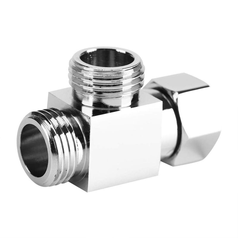 3-Way Bathroom Angle Valve G1/2 Inch T-adapter Valve with One Inlet and Two Outlets Shower Arm Diverter Valve Brass Water Distribution Valve Splitter for Bath Toilet Bidet Sprayer Shower Head - NewNest Australia