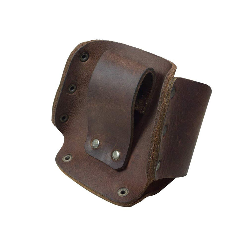 Hide & Drink, Large Leather Tape Measure Holder, Tool Holster w/ Easy Belt Loop for Handymen, Carpenters, Electricians, Durable Hammer Pouch, Handmade Includes 101 Year Warranty :: Bourbon Brown - NewNest Australia