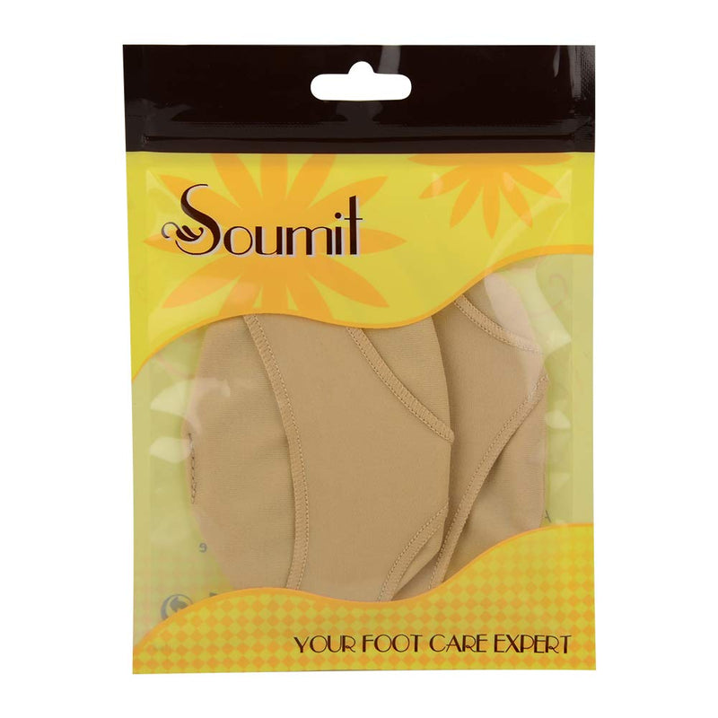 SOUMIT Metatarsal Pads, Forefoot Cushion Pads with Soft Silicone Metatarsal Gel Protector Cushion Pads Relieve Pain for Hard Skin Calluses Arthritis (EU 35-40 / UK 3-7) S UK3-7 Footpads - NewNest Australia