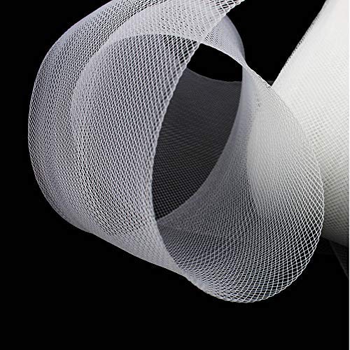 VIVIPA 2 inch Wide Polyester White Horsehair Braid, Selling Per Roll/ 50 Yards - NewNest Australia