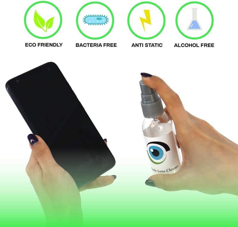 Lens Cleaner 1 x 59ml, 1 Fl oz Bottle Eyeglasses, Glasses, Cameras and Other Lenses - Alcohol Free Cleaning Solution Spray Suitable for All Coatings by Sports World Vision - NewNest Australia