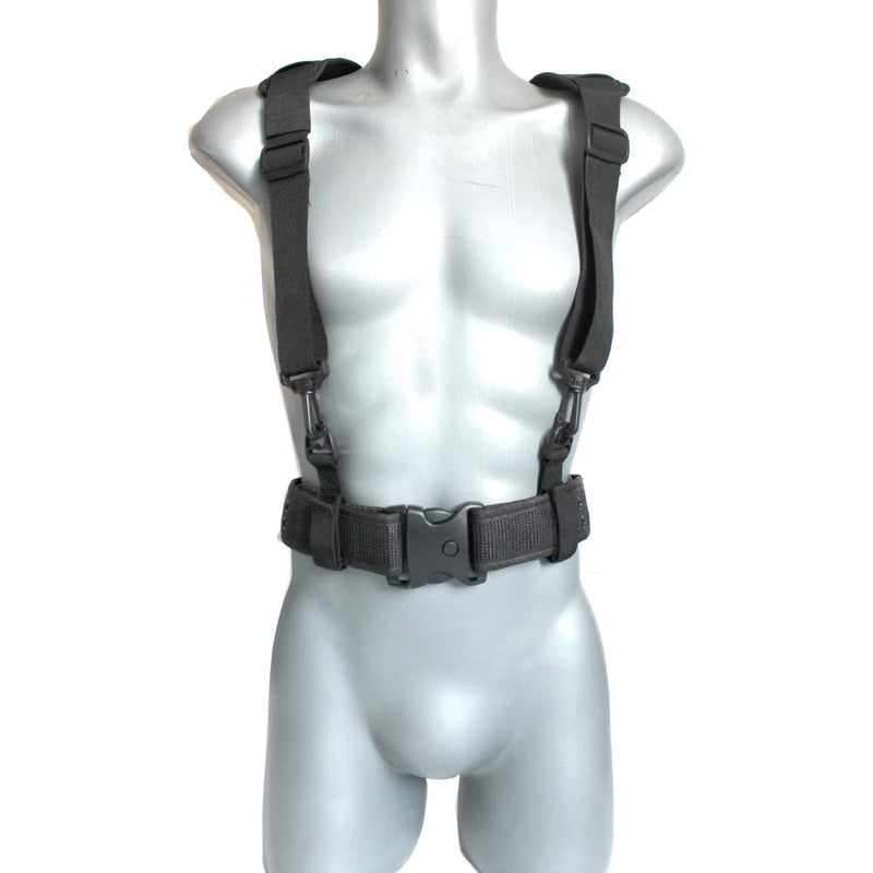 MeloTough Tactical Suspenders ,Police Suspenders for Duty Belt Belt with Padded Adjustable Shoulder Tactical Suspender Black Color - NewNest Australia