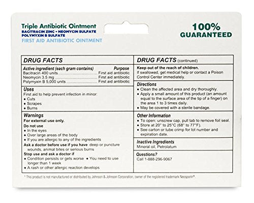 Globe Triple Antibiotic First Aid Ointment, 0.5 oz (4-Pack) | 24-Hour Infection Protection | Wound Care Treatment for Minor Scrapes, Burns and Cuts | 4 Pack - NewNest Australia