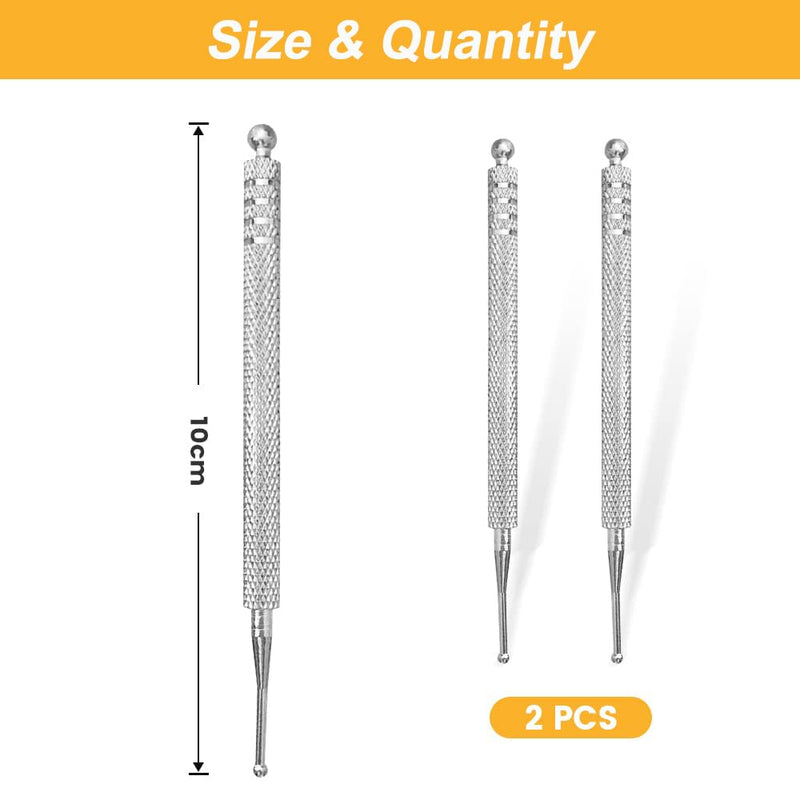Acupuncture Pen, Acupuncture Needles, Massage Stick - 2 Pieces Acupressure Pen Accessories For Physiotherapy, Trigger Point Massager, Finger Massage Stick, Occupational Therapy Material, Length 10 Cm - NewNest Australia