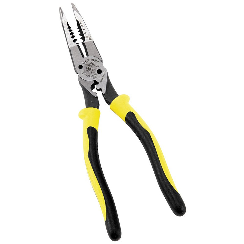 Klein Tools J207-8CR Needle Nose Pliers are All-Purpose Linesman Pliers for Crimping, Looping, Cutting, Stripping, Crimping, Shearing Crimper - NewNest Australia