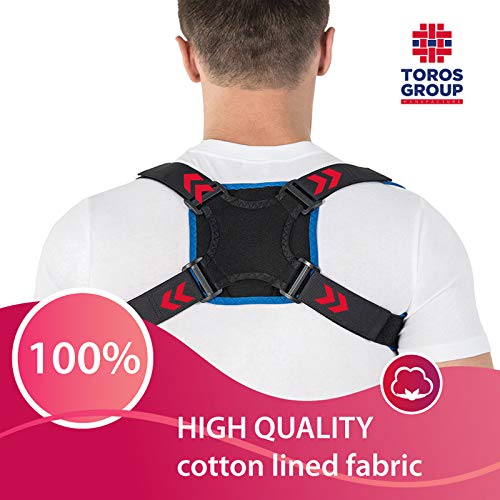 Clavicle After Fracture of the Clavicle Back Straightener Back Stabilizer Back Corrector Straight Holder for Posture Correction Back Corrector X-Large Black - NewNest Australia