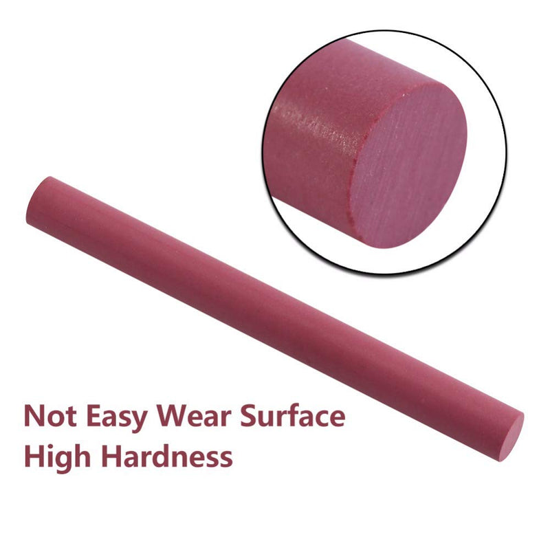 Flushbay 3000# Grit Ruby Sharpening Stone Whetstone Portable Lightweight Ruby Abrasives Polishing Oil Stone Sharpener Professional Knife Polishing Grinding Tool-Pack of 7, 2~10mm Red - NewNest Australia