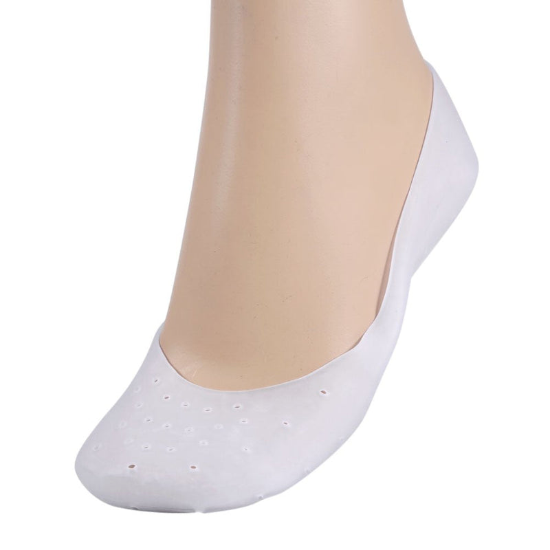 Silicone Moisturizing Socks, 1Pair Soft Gel Socks for Moisturising Feet, Non-slip Silicone Socks for Women Men, Deep Moisturising Full Foot Care Anti-cracks Protective Socks(L) L - NewNest Australia