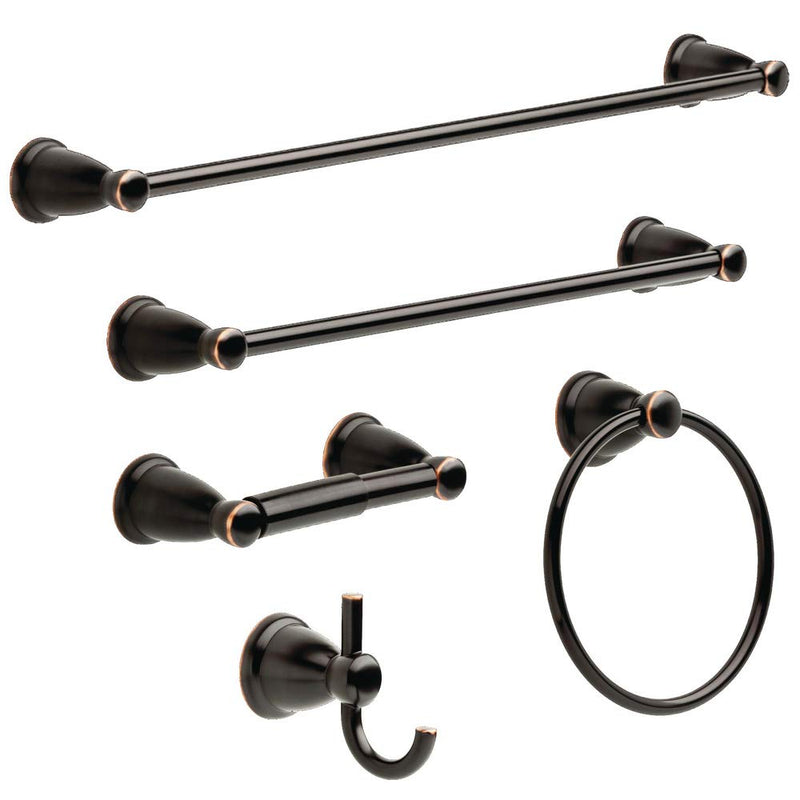 Franklin Brass KIN46-ORB-1 Kinla Towel Ring 1 Per Pkg, Oil Rubbed Bronze - NewNest Australia