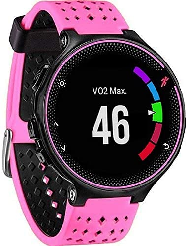 HWHMH Colorful Replacement Silicone Bands with Pin Removal Tools for Garmin Forerunner 220/230/235/620/630/735XT (No Tracker, Replacement Bands Only) Outside: Pink, Teal, Red, Yellow - NewNest Australia