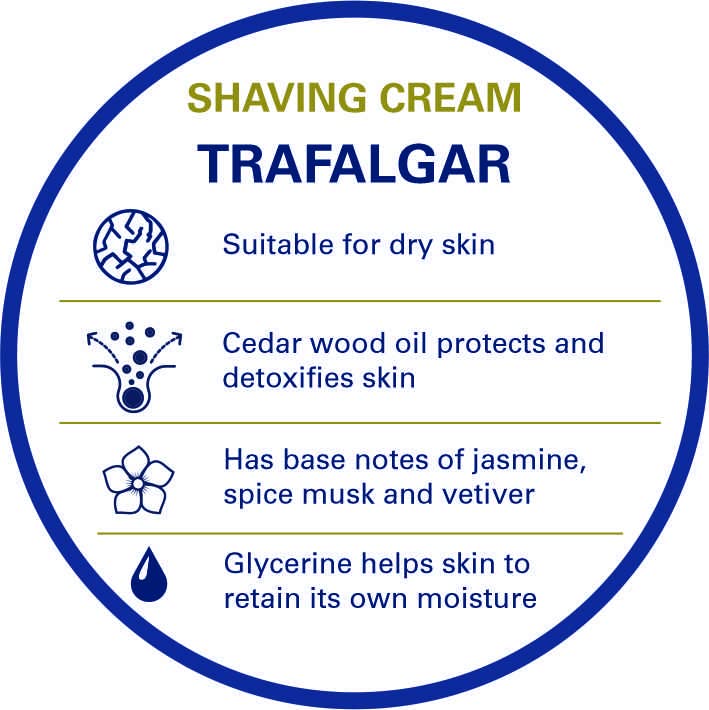 Truefitt & Hill: Trafalgar Shave Cream - shaving cream - NewNest Australia