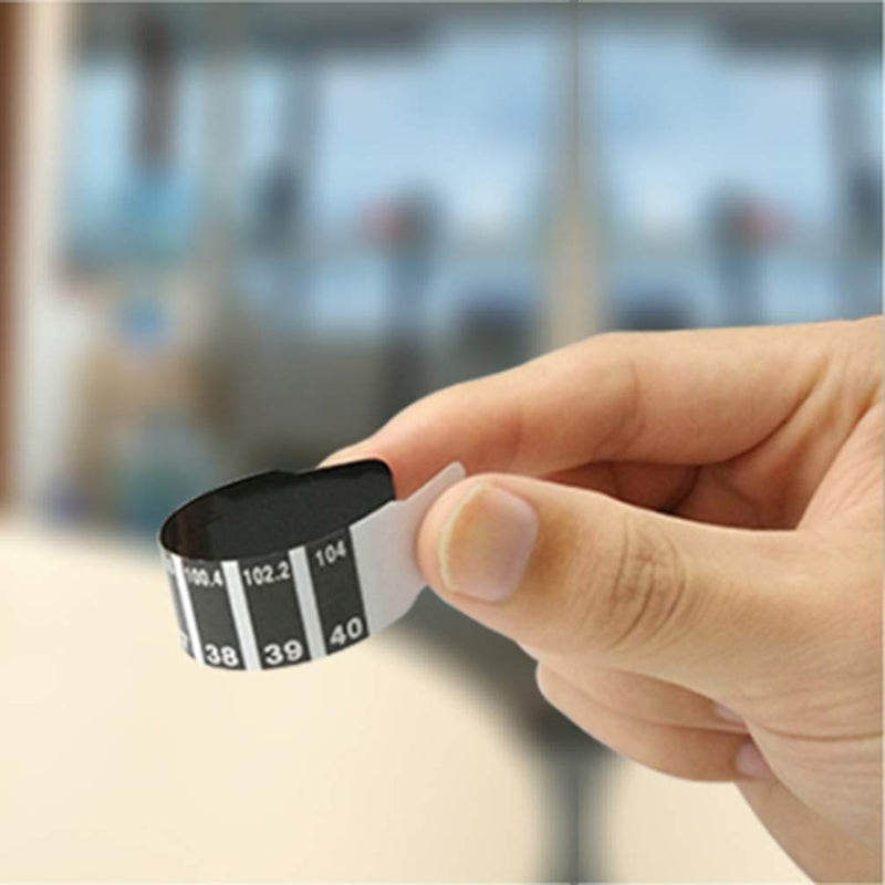 Healifty 3Pcs Thermometer Strip Fever Thermometer Forehead Head Reusable Thermometer Strip Color Changing Sticker Temperature Measurement Children Baby Adults As Shown - NewNest Australia