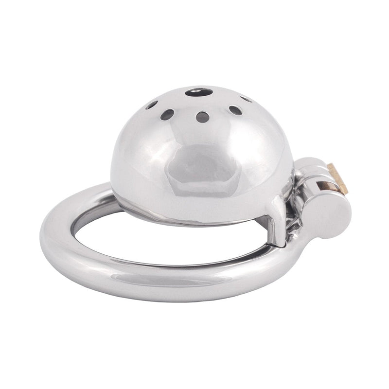 TERNENCE Metal Chastity Device Male Comfortable Virginity Lock Chastity Belt with Small Cage C240 (1.57 inch / 40mm) 1.57 Inch (Pack of 1) - NewNest Australia