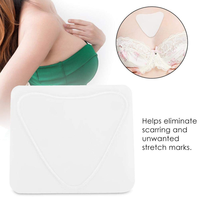 Chest Pad, Anti-Wrinkle Silicone Chest Anti Wrinkle Breast Lifting Smooth Firming Patch Invisible Decollete Bra Care Reusable Pads(Triangle) - NewNest Australia