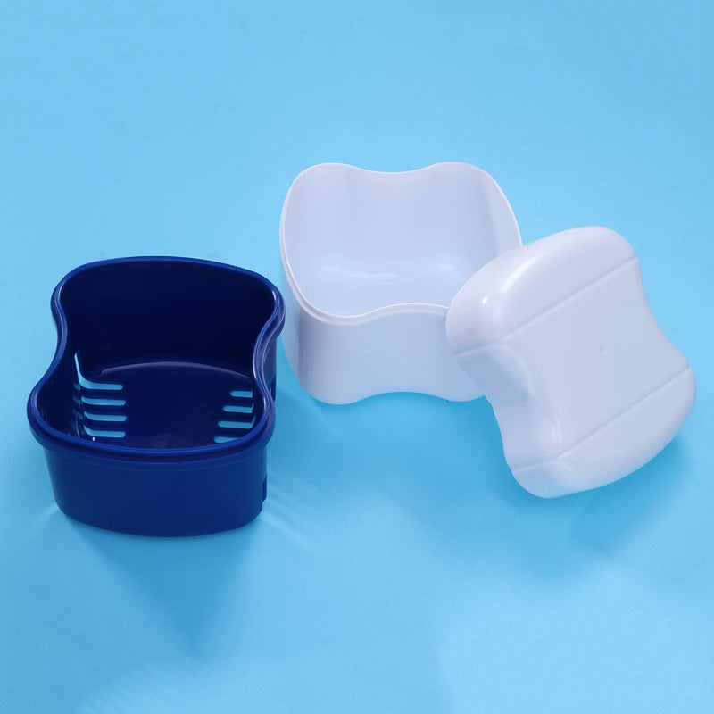 HEALIFTY Prosthesis Box Case Prosthesis Box False Teeth Box with Sink (Blue) - NewNest Australia