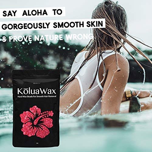 Hard Wax Beads for Hair Removal – All in One Body Formula – Our Most Versatile Wax for Face, Bikini, Legs, Underarm, Back and Chest – Large 1lb Refill Pearl Beans for Wax Warmers – Pink Best Loved by KoluaWax - NewNest Australia