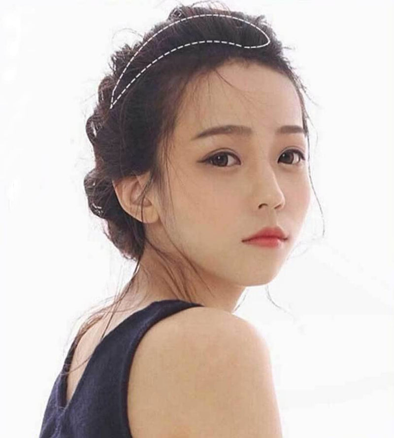 2Pcs Charming Bump It Up Volume Inserts Sponge Styling Insert Do Beehive Hair Styler Bun Maker Tool Hair Base Hair Comb Hair Styling Accessories Beige - NewNest Australia