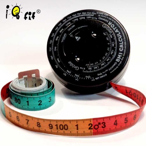 BMI tape measure "Black Edition" with German labeling - NewNest Australia