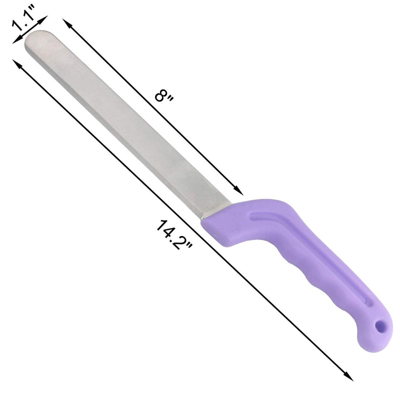 Tinsow Floral Foam Knife Florist Professional Cutting Knife for Flower Foam Block, Cake, Fruit, Utility Knife for Floral Foam Block Bricks (Light Purple) - NewNest Australia