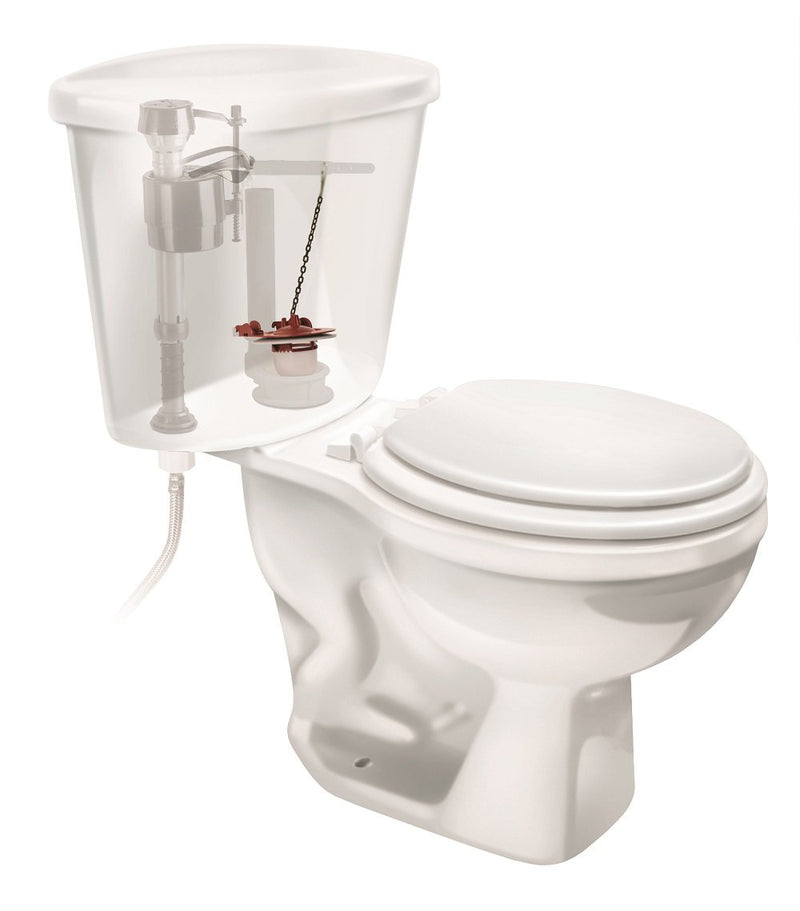 Fluidmaster 5403 Universal Water-Saving Long Life Toilet Flapper for 3-Inch Flush Valves, Adjustable Solid Frame Design, Easy Install 3 Inch Red - NewNest Australia